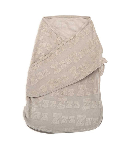 Bliss Snug: Set of 2 Swaddles ZZZ Tufted Pink & Grey