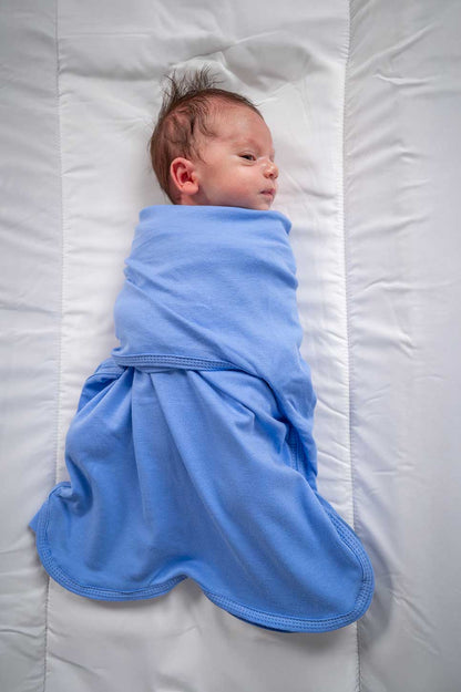 Bliss Snug: Set of 2 Swaddles VROOM / Blue