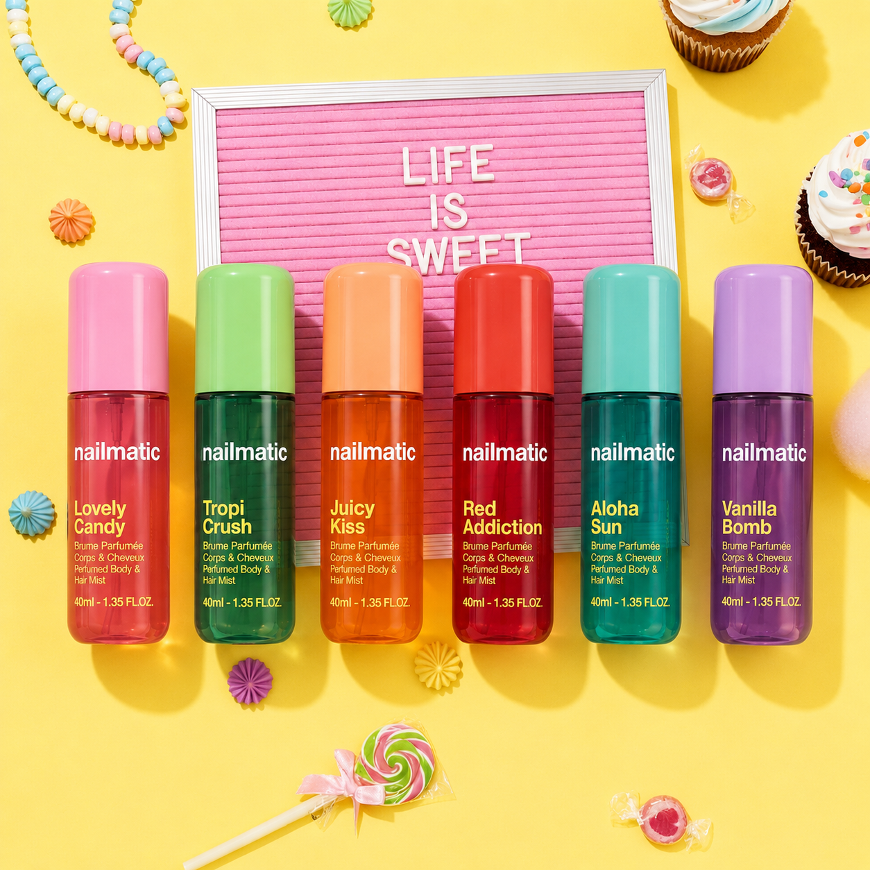 Nailmatic body and hair mist juicy kiss