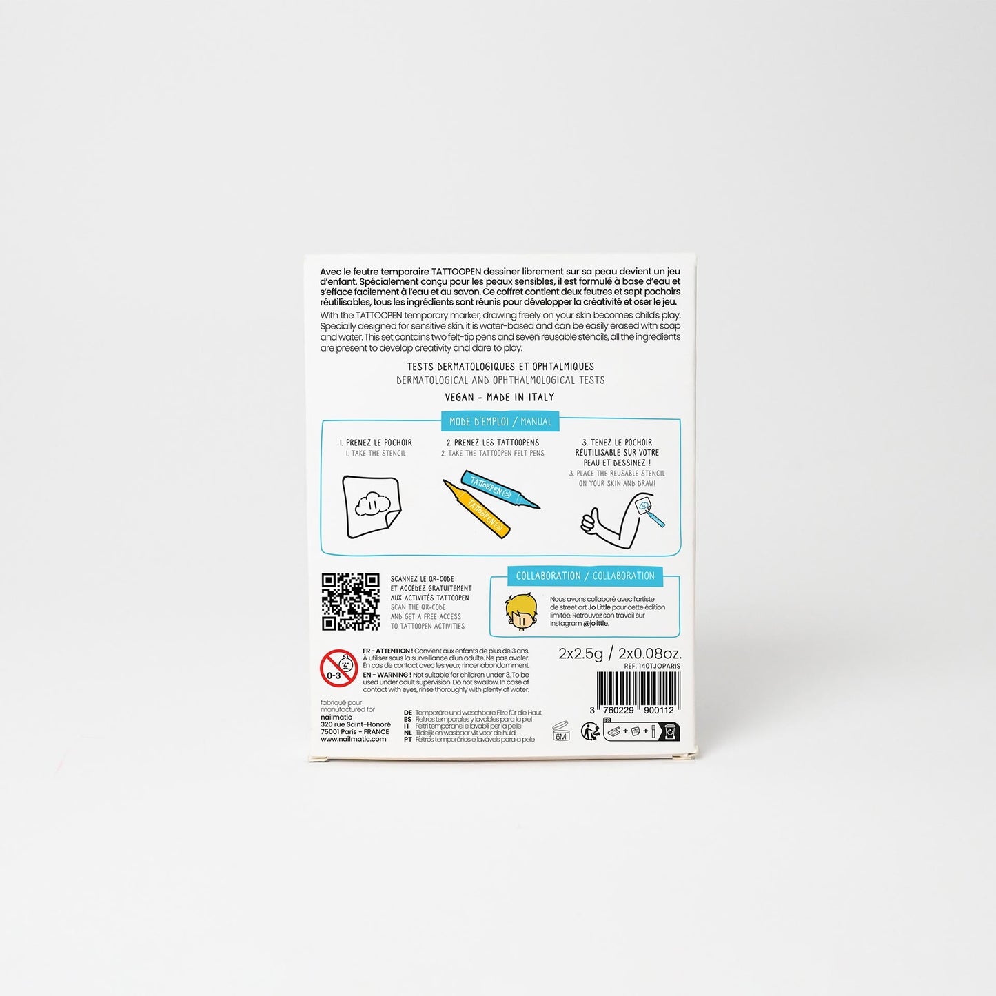 Nailmatic Tattoo Pen Set - LIMITED EDITION PARIS