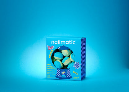 Nailmatic mini effervescent bath bombs flower power