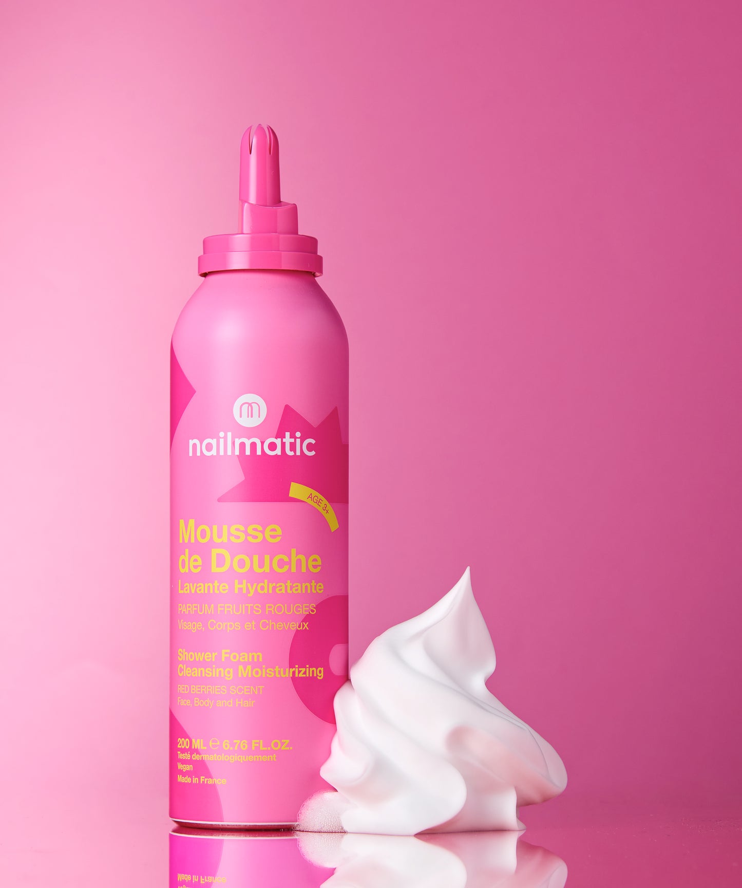 Nailmatic shower foam raspberry