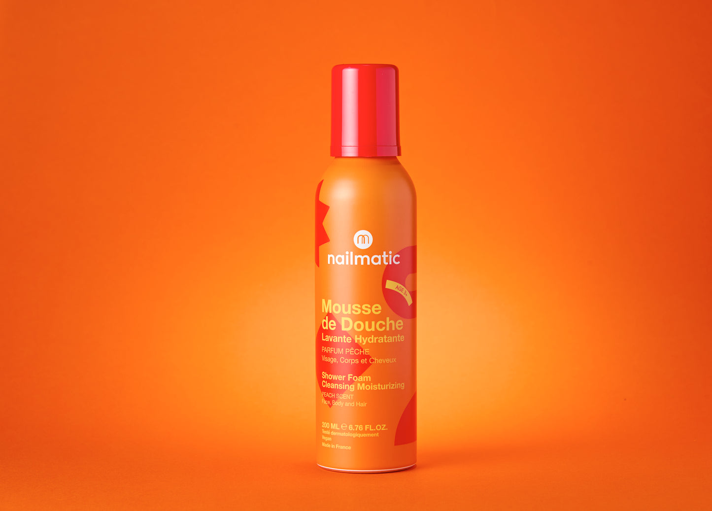 Nailmatic shower foam peach