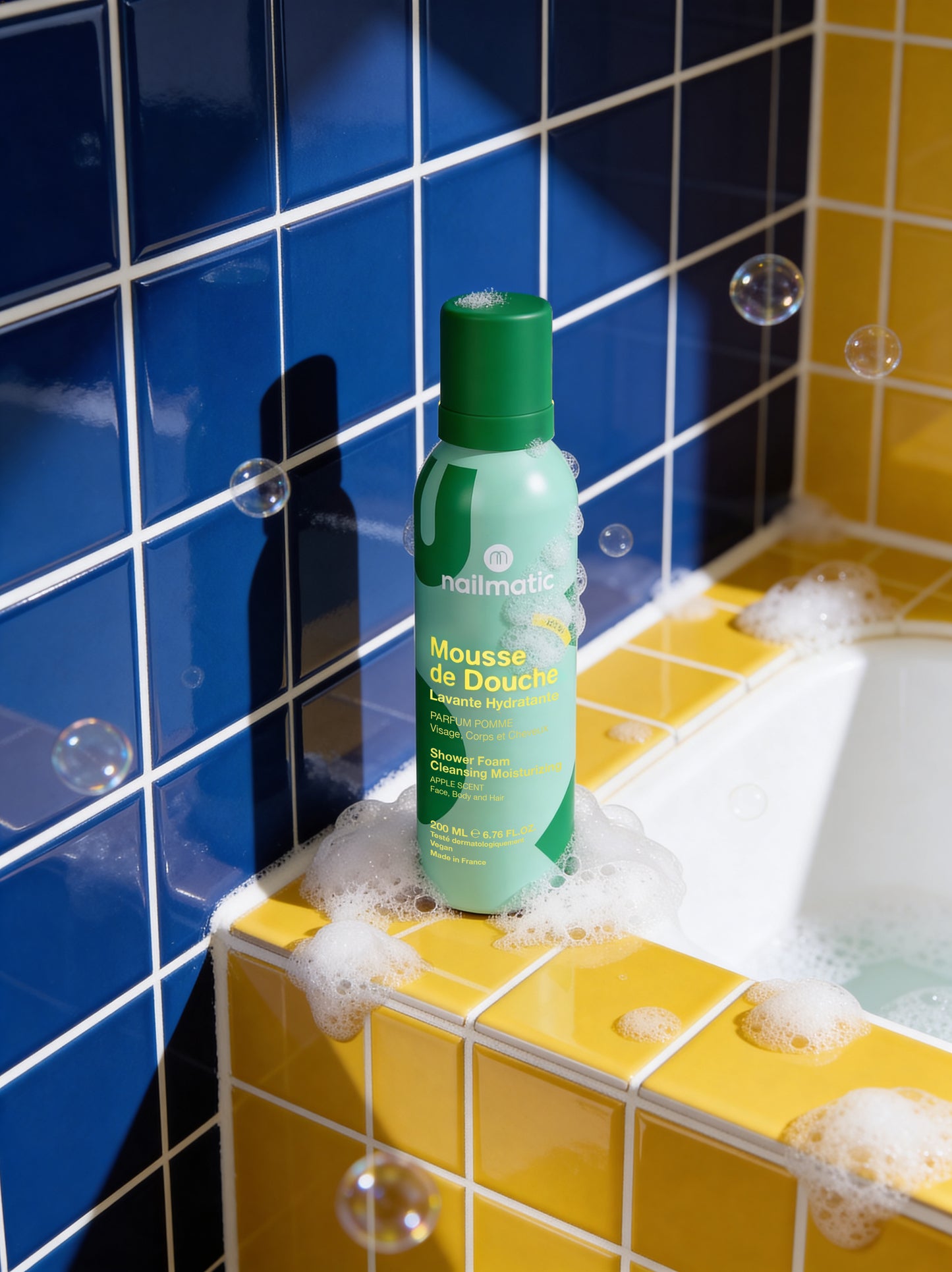 Nailmatic shower foam apple