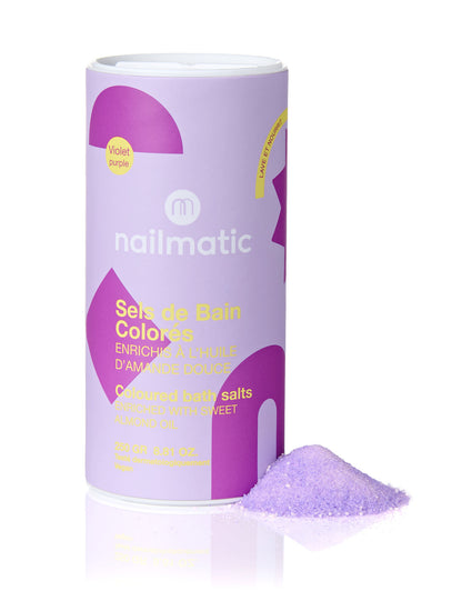Nailmatic Purple Foaming & Coloured Bath Salt
