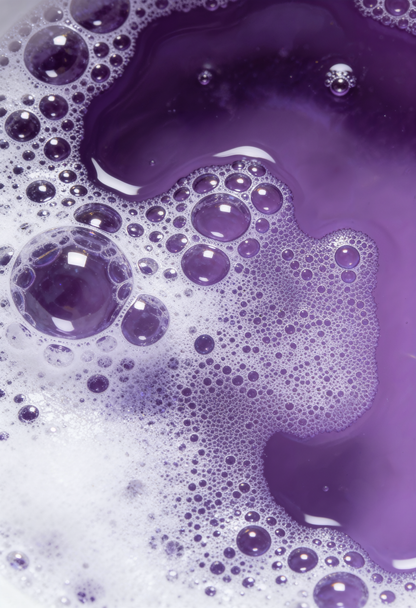 Nailmatic Purple Foaming & Coloured Bath Salt