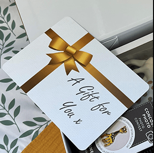Gift card message